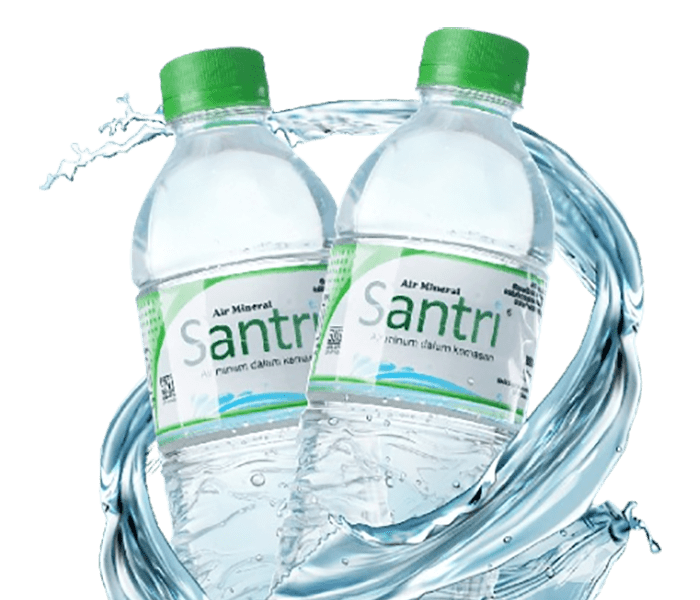 Air Mineral Santri Sub Header